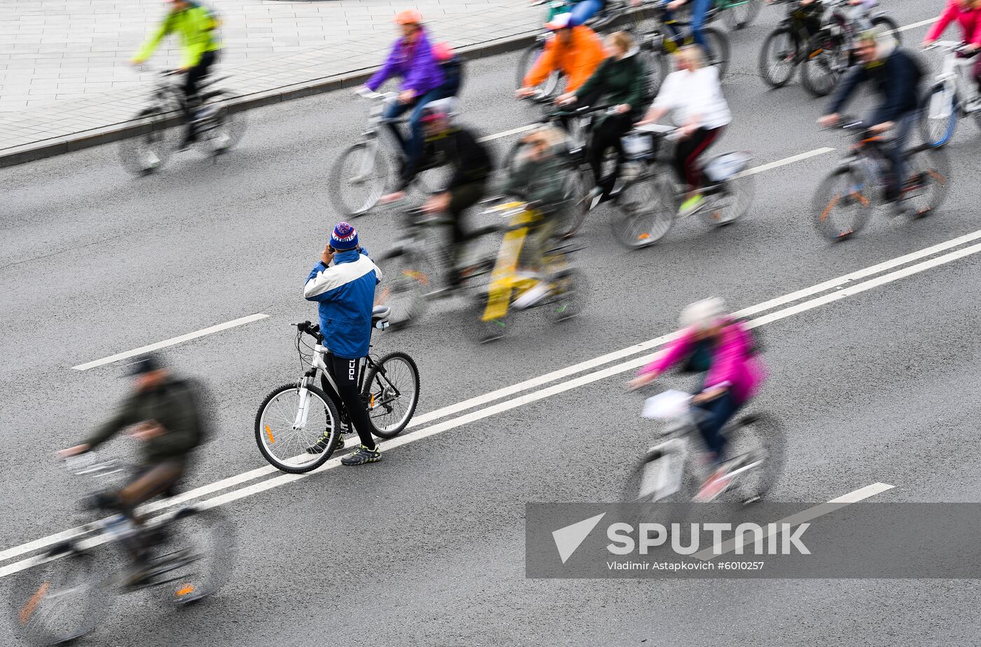 Russia Autumn Bicycle Festival