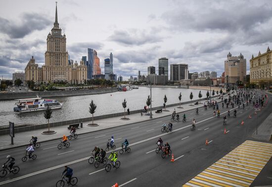 Russia Autumn Bicycle Festival