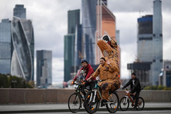 Russia Autumn Bicycle Festival