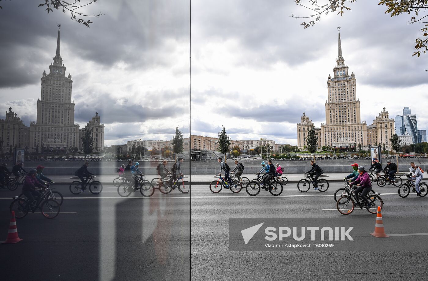 Russia Autumn Bicycle Festival