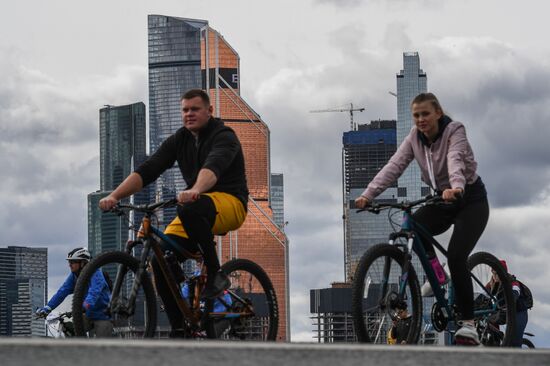 Russia Autumn Bicycle Festival
