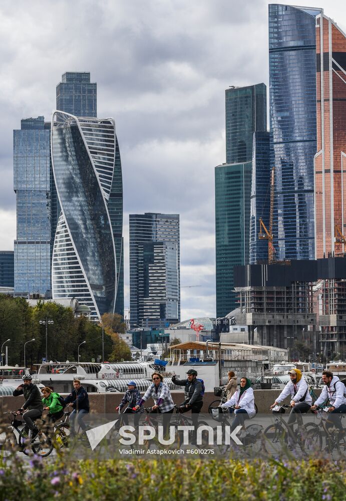 Russia Autumn Bicycle Festival