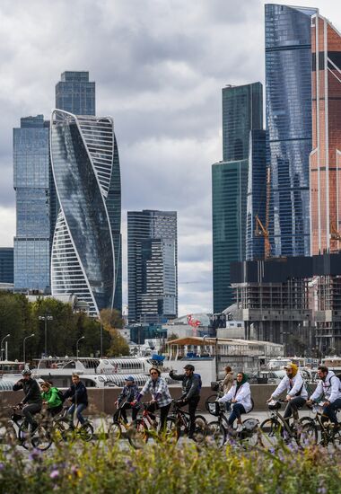 Russia Autumn Bicycle Festival