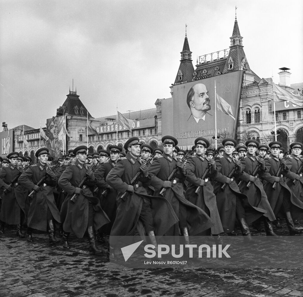 Military parade in Moscow