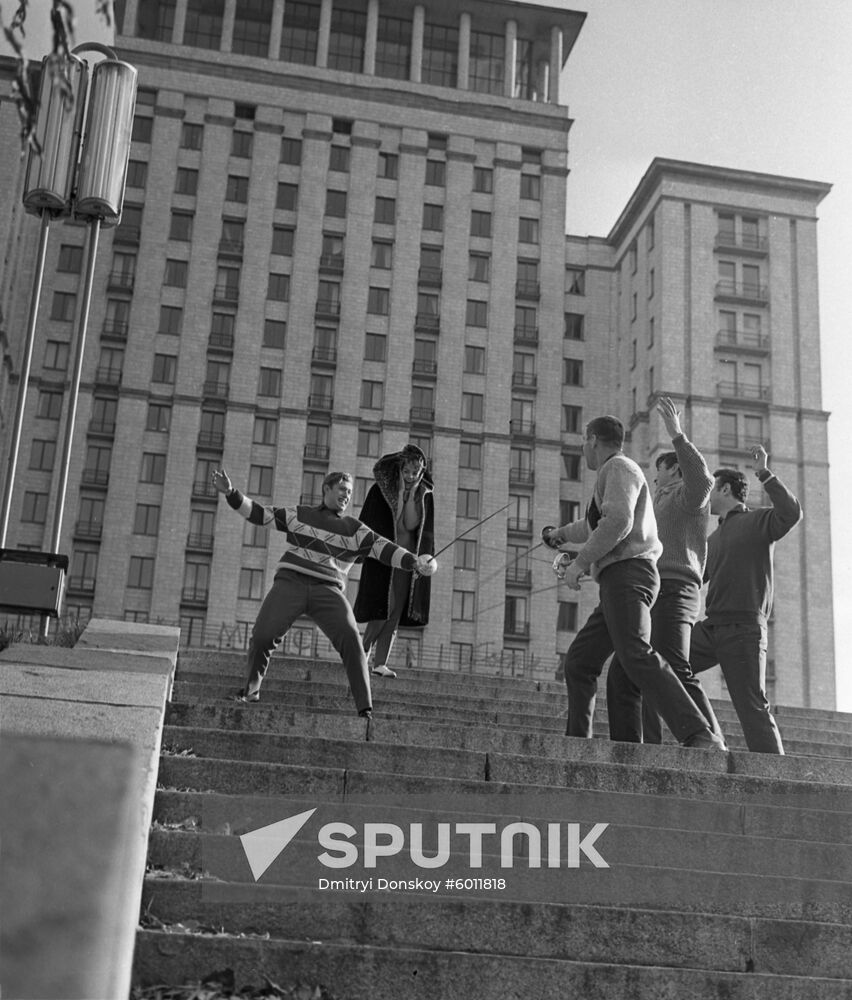 Soviet fencer Grigory Kriss