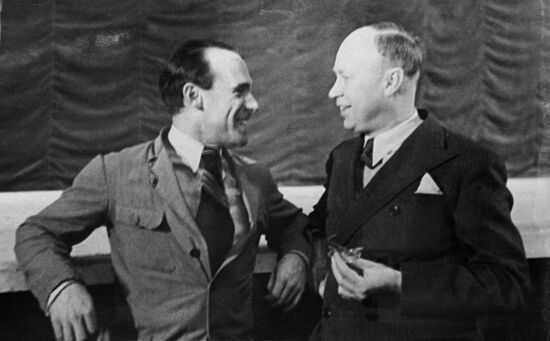 Composers Sergei Prokofiev and Lev Knipper