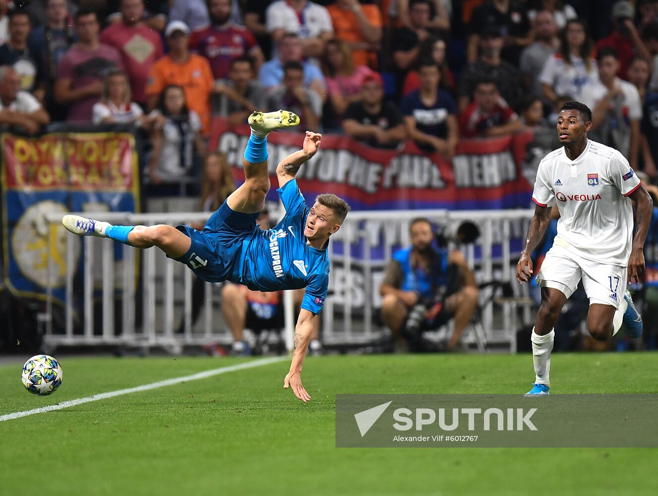 France Soccer Champions League Lyon - Zenit