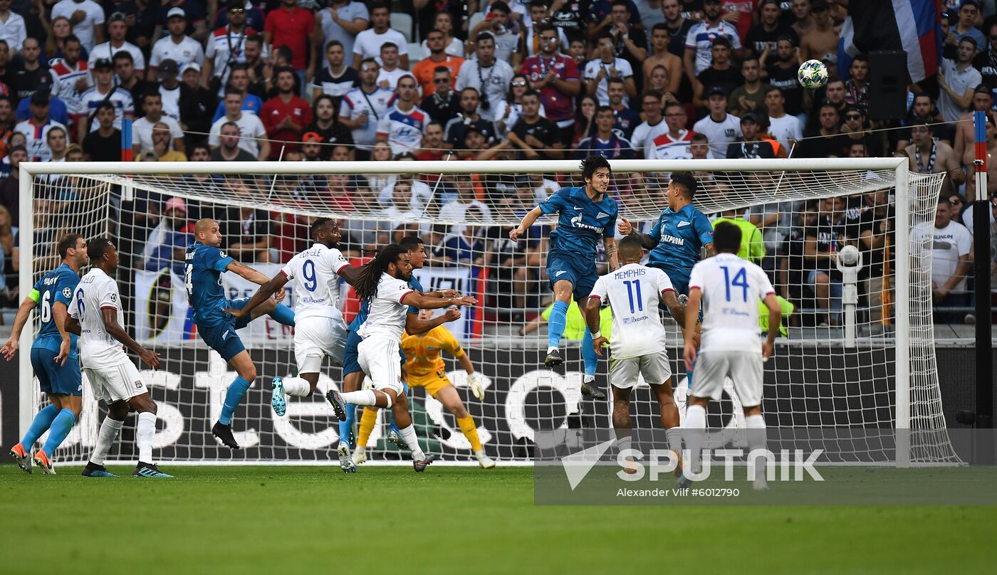 France Soccer Champions League Lyon - Zenit