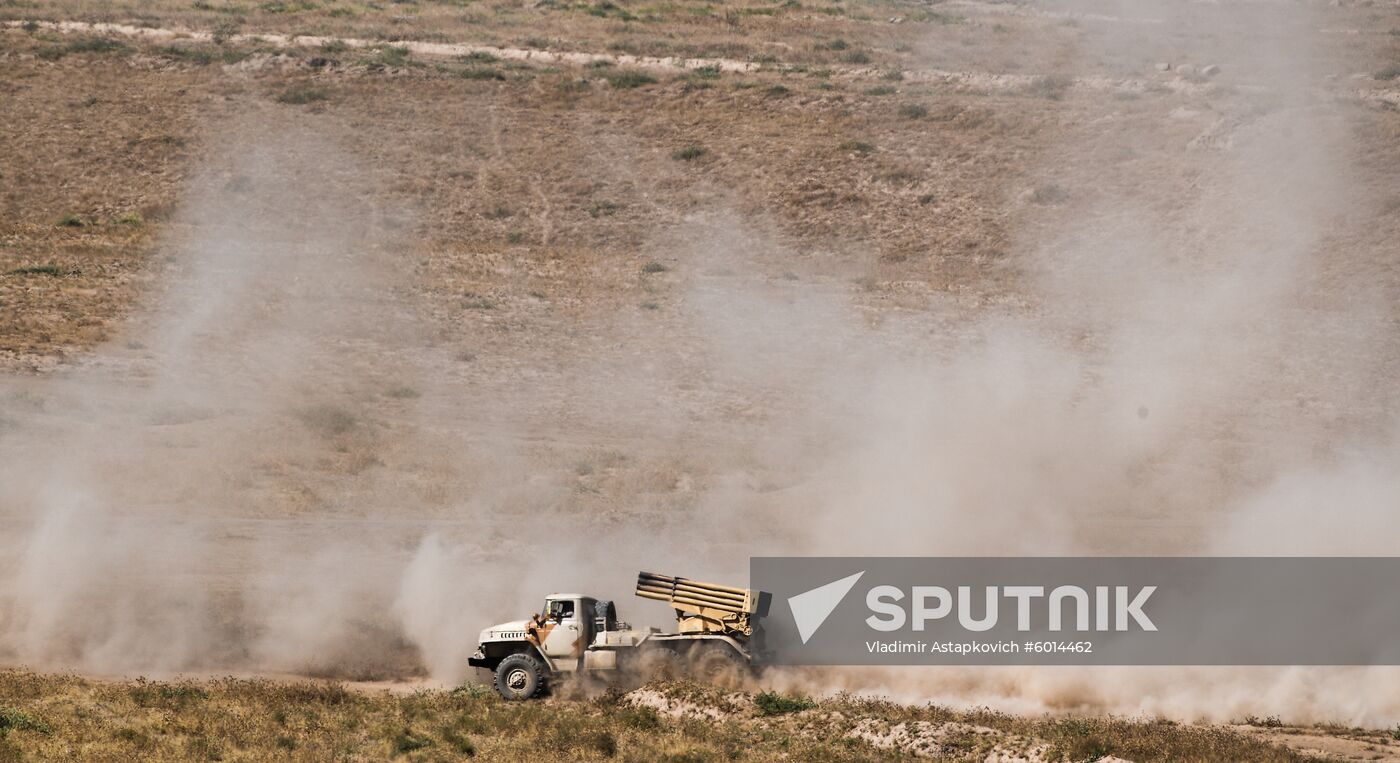 Tajikistan Russia Army Drills