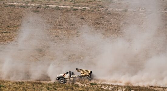 Tajikistan Russia Army Drills