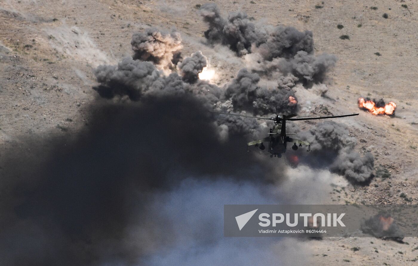 Tajikistan Russia Army Drills