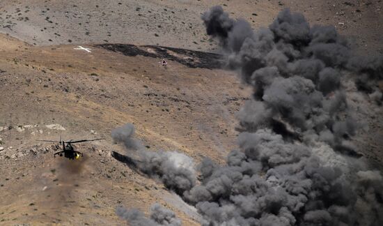 Tajikistan Russia Army Drills