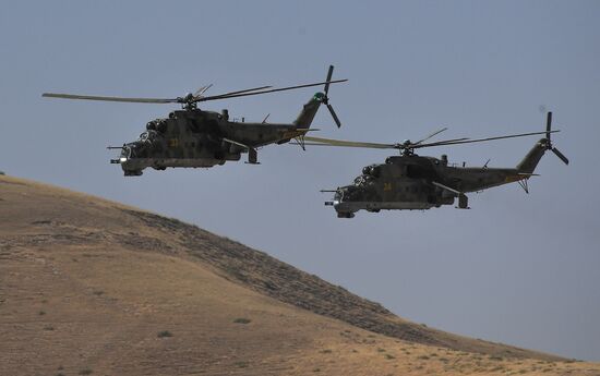 Tajikistan Russia Army Drills
