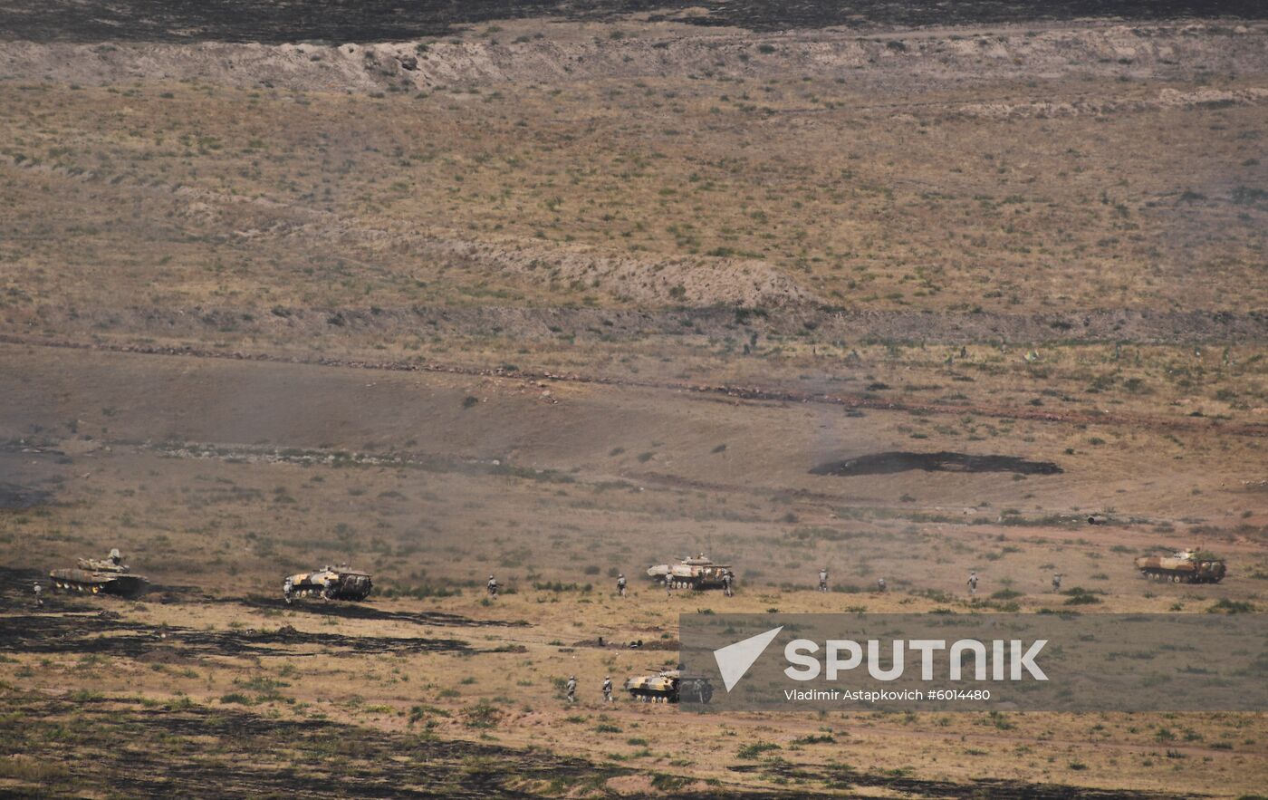 Tajikistan Russia Army Drills