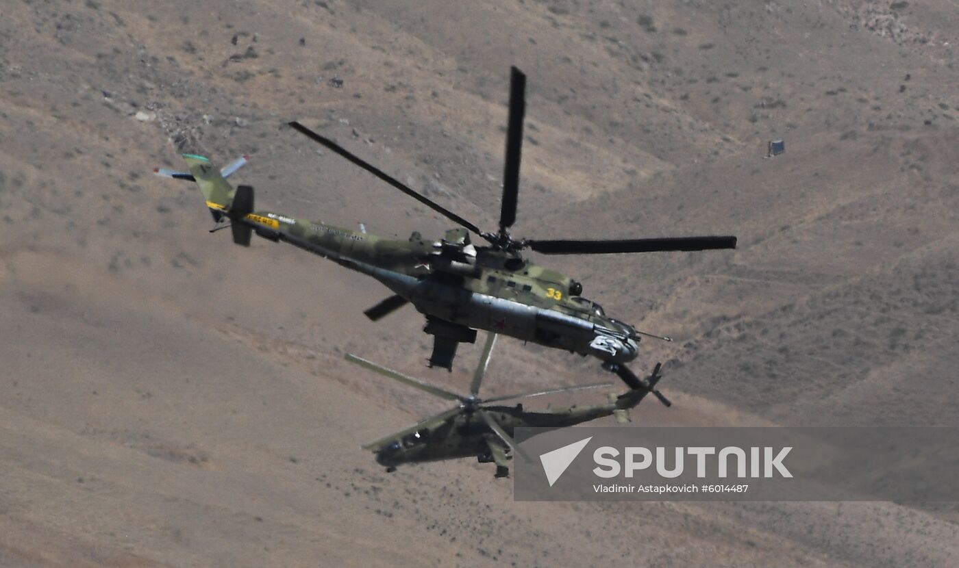 Tajikistan Russia Army Drills