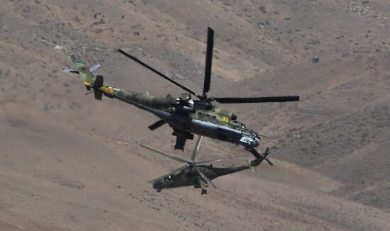 Tajikistan Russia Army Drills