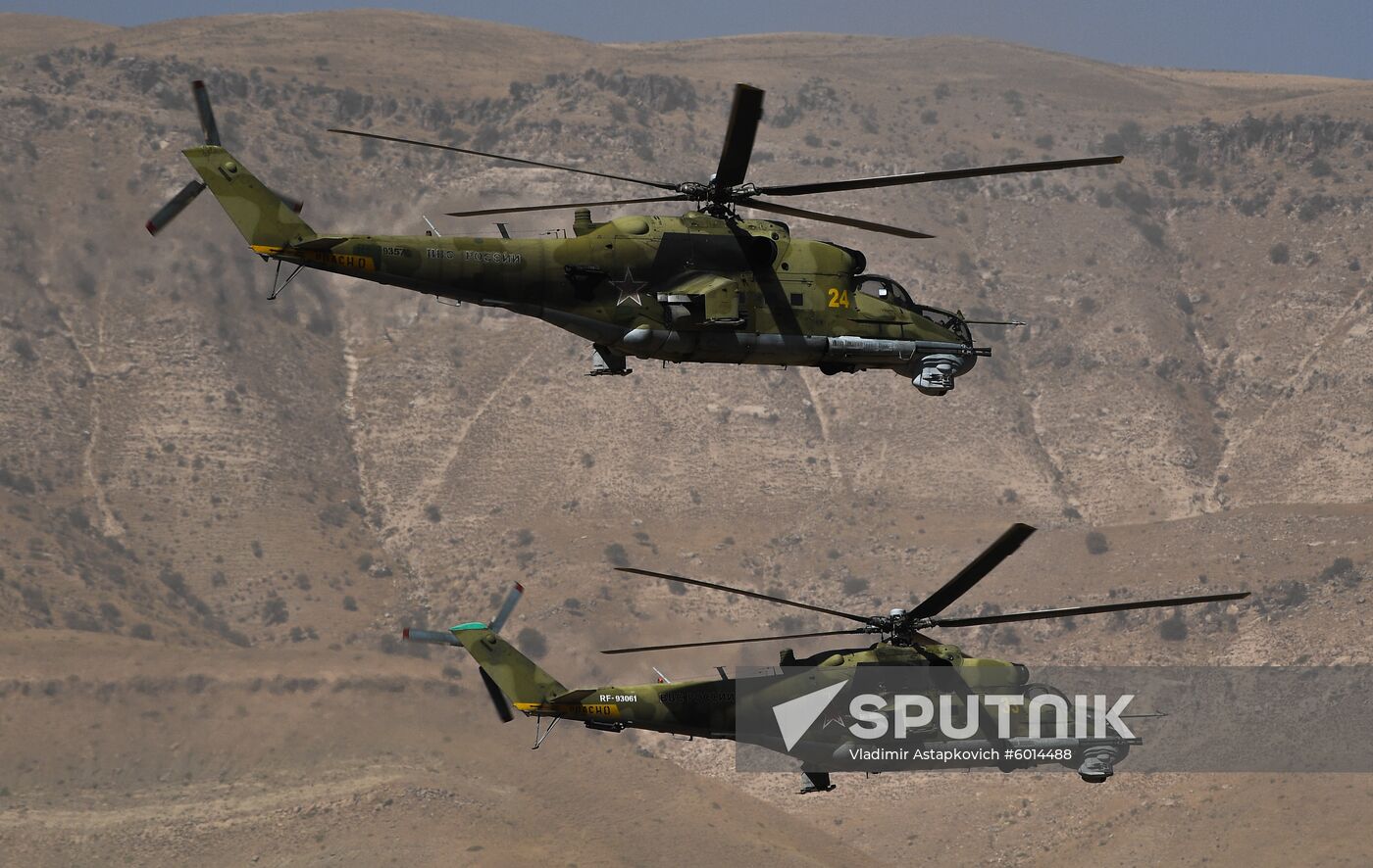 Tajikistan Russia Army Drills