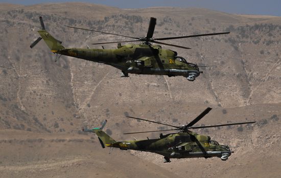 Tajikistan Russia Army Drills