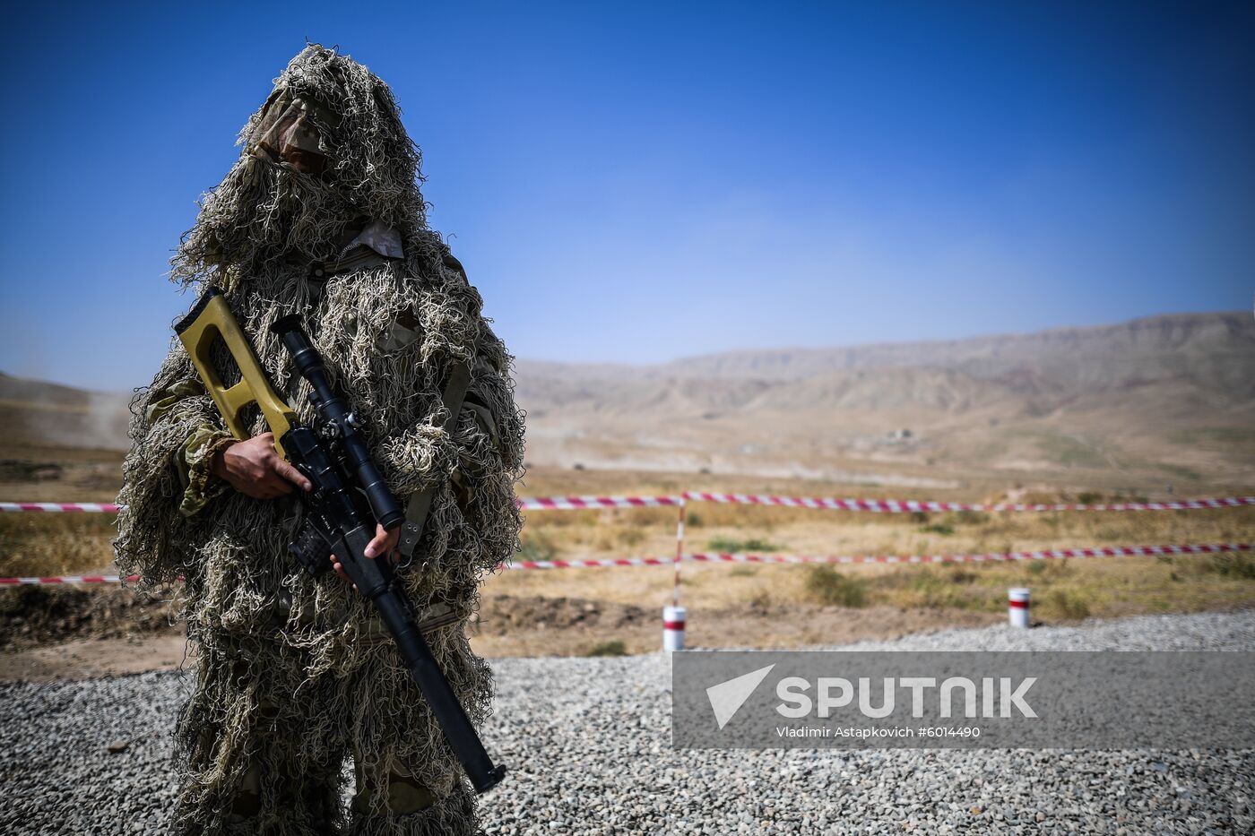 Tajikistan Russia Army Drills