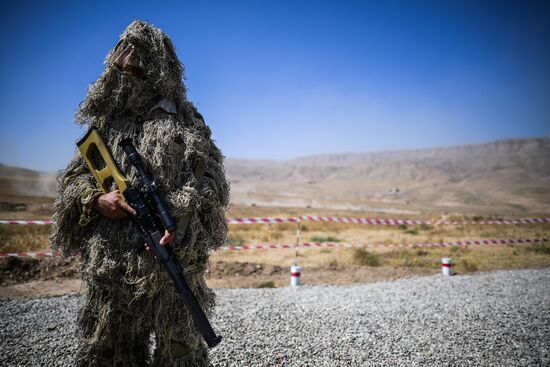 Tajikistan Russia Army Drills