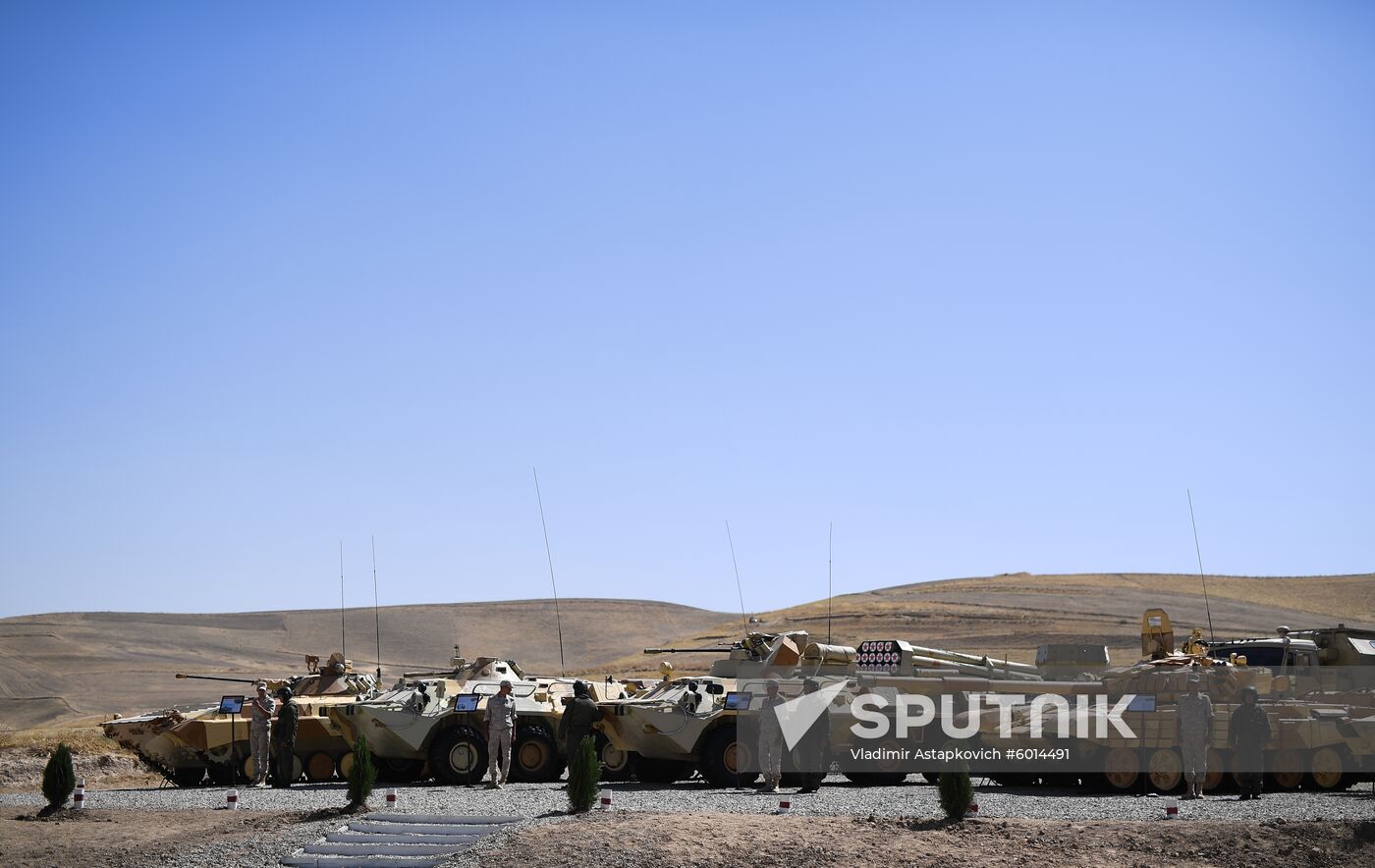 Tajikistan Russia Army Drills