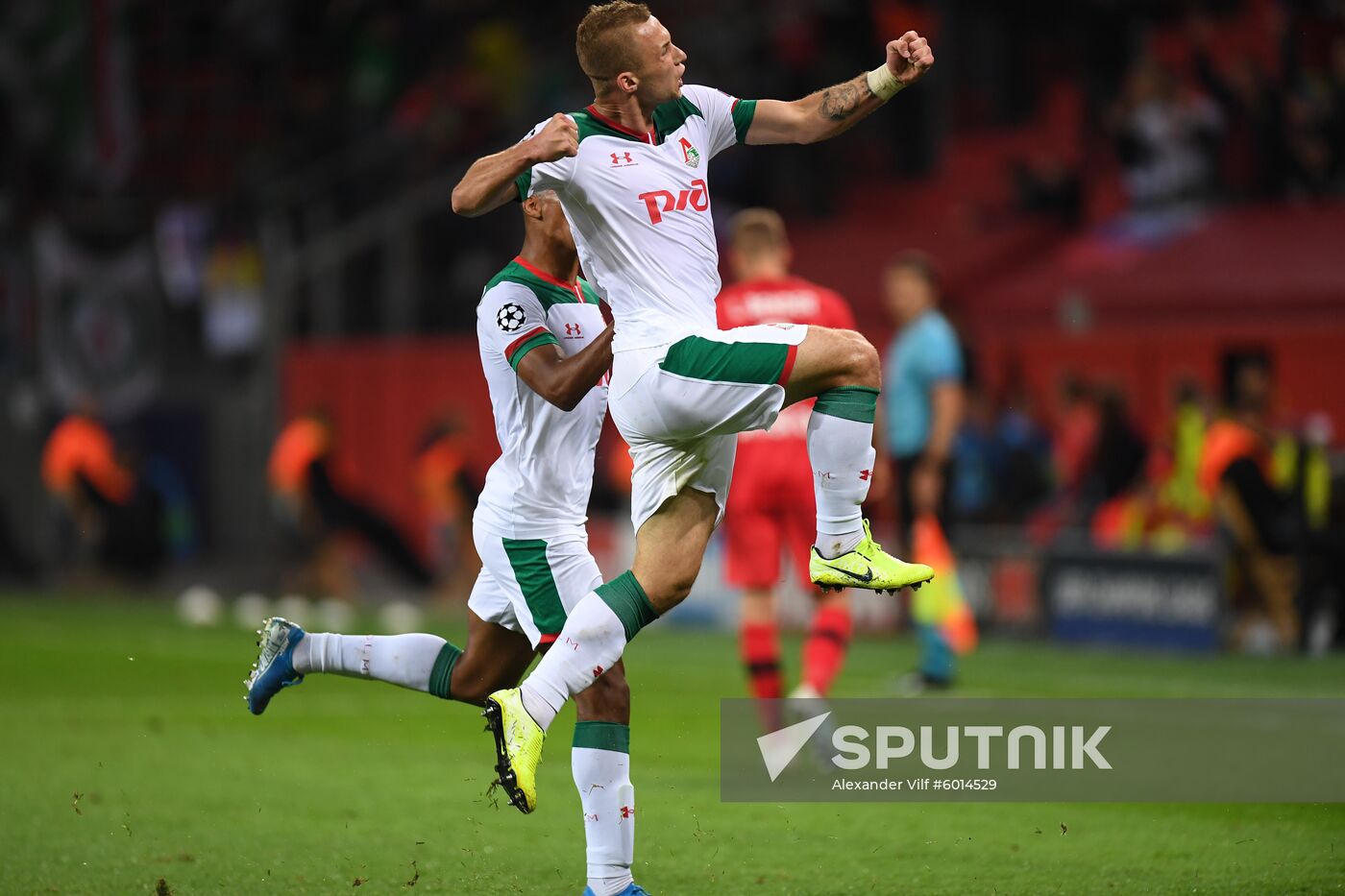 Germany Soccer Champions League Bayer 04 - Lokomotiv