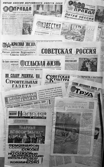 National Soviet newspapers