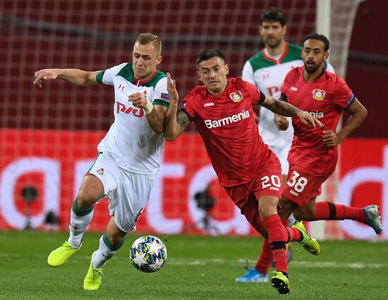 Germany Soccer Champions League Bayer 04 - Lokomotiv