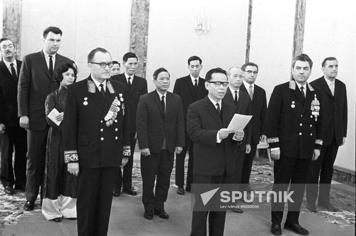 DRV Ambassador to the USSR presenting his credentials