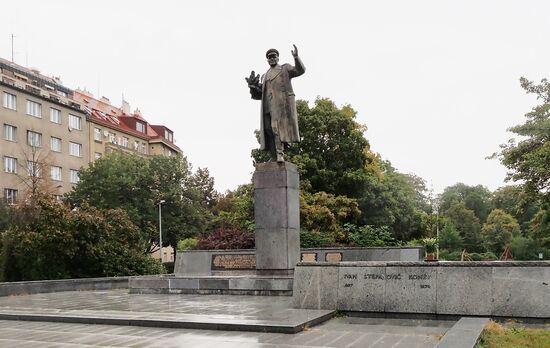 Czech Republic Marshal Konev Monument