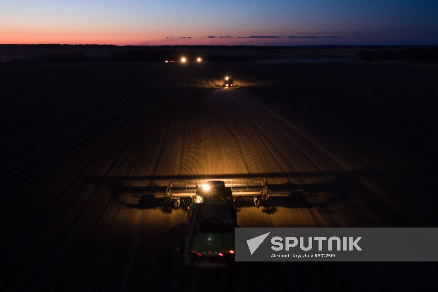 Russia Wheat Harvest
