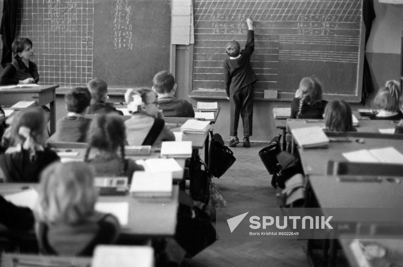 Lesson at Lvov school