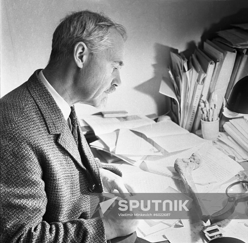 Archeologist Otto Bader