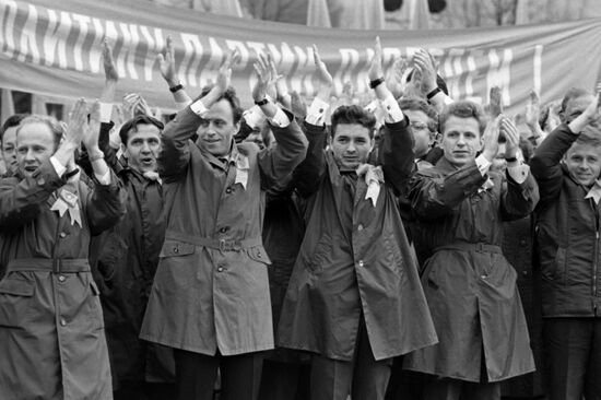 May 1 demonstration on Red Square