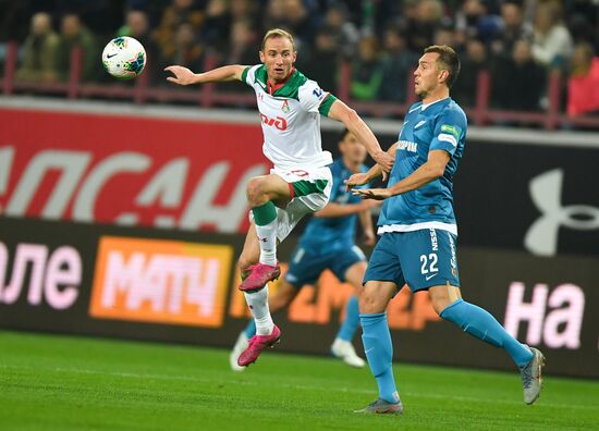 Russia Soccer Premier-League Lokomotiv - Zenit