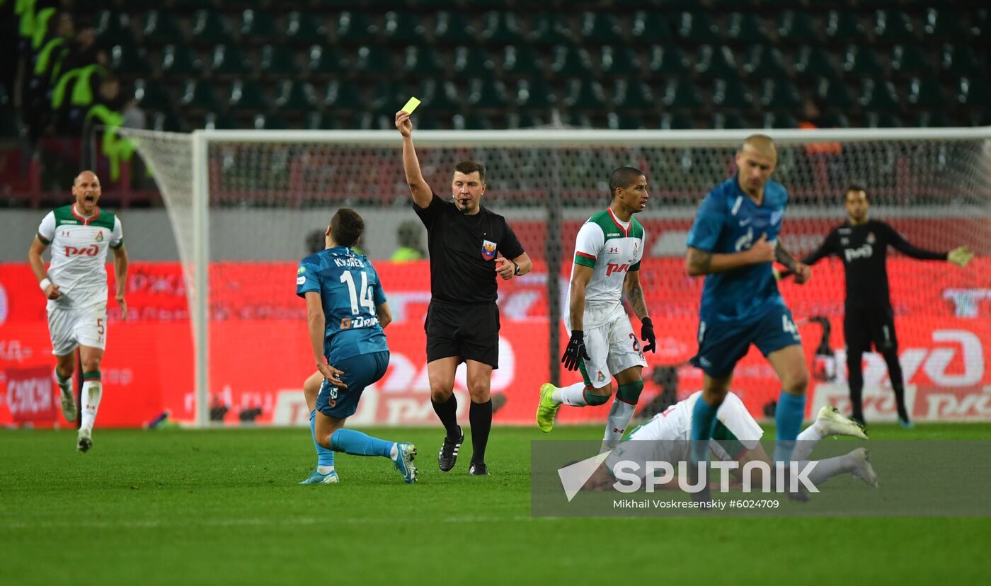 Russia Soccer Premier-League Lokomotiv - Zenit