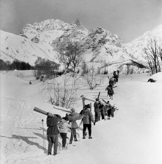 Alibek mountain climbing camp in Karachai-Circassia