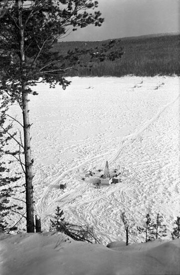 Angara River near Tolsty Cape
