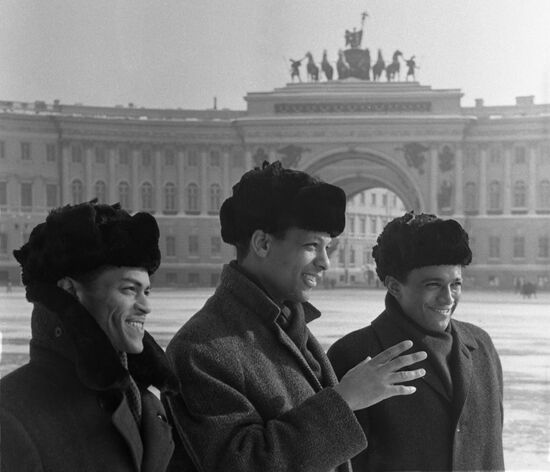 International students in Leningrad