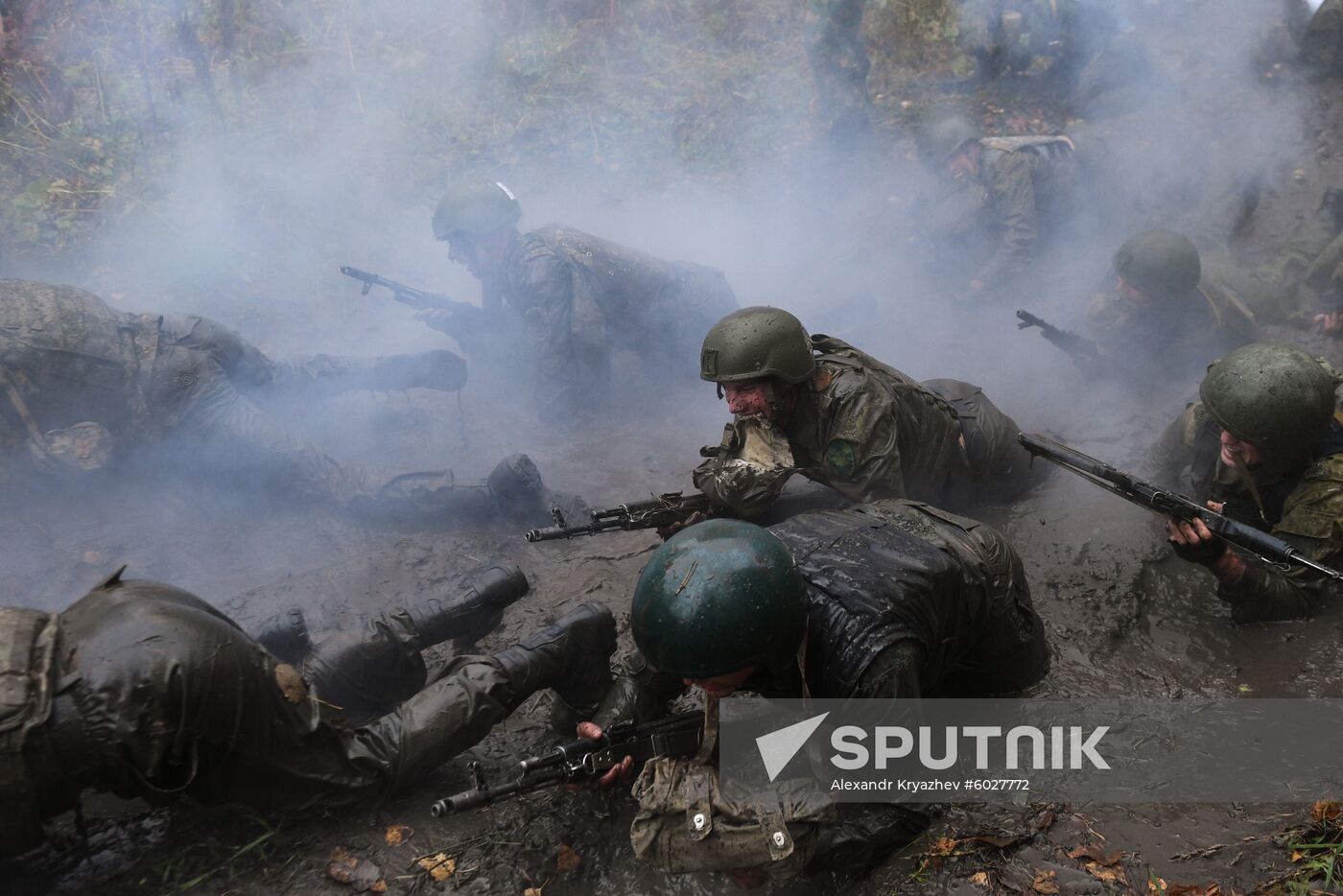 Russia National Guard Maroon Berets Exams