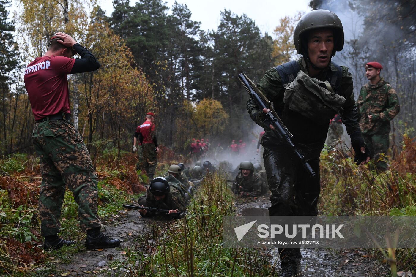 Russia National Guard Maroon Berets Exams