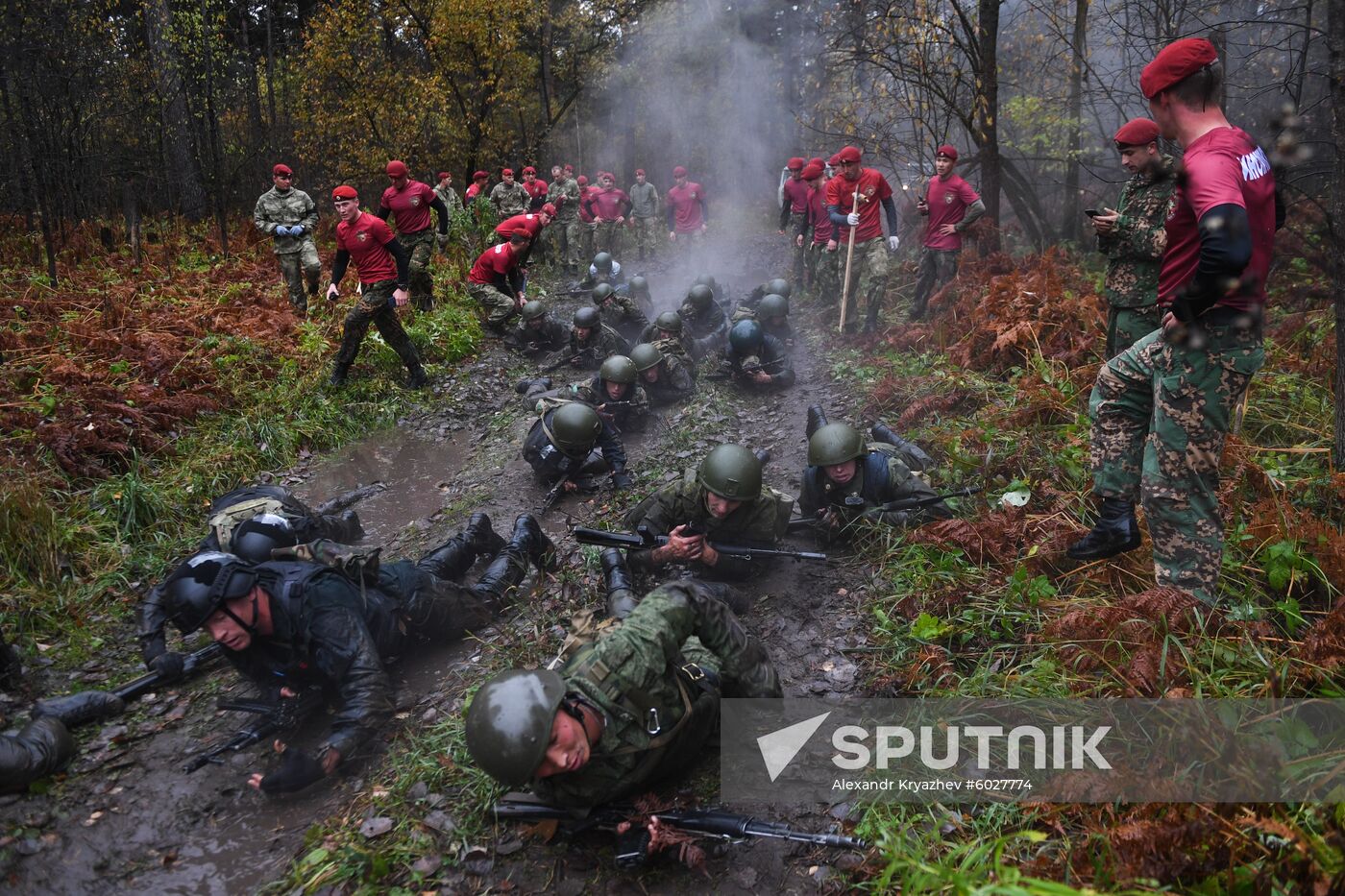 Russia National Guard Maroon Berets Exams