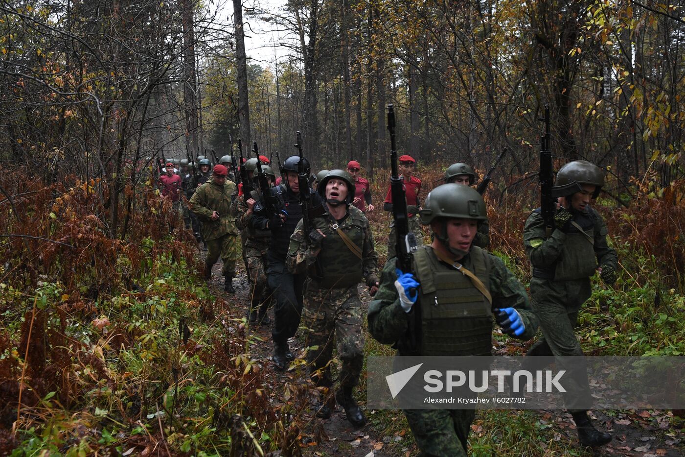 Russia National Guard Maroon Berets Exams