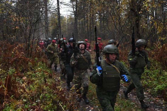 Russia National Guard Maroon Berets Exams