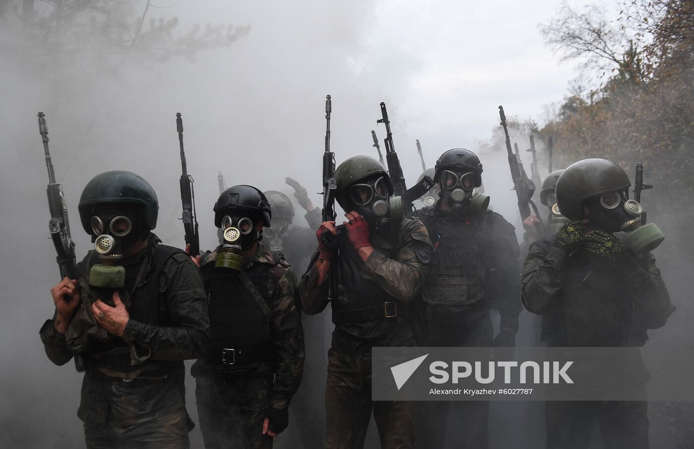 Russia National Guard Maroon Berets Exams