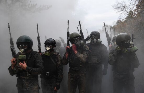 Russia National Guard Maroon Berets Exams