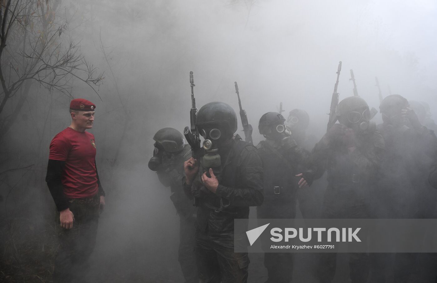 Russia National Guard Maroon Berets Exams