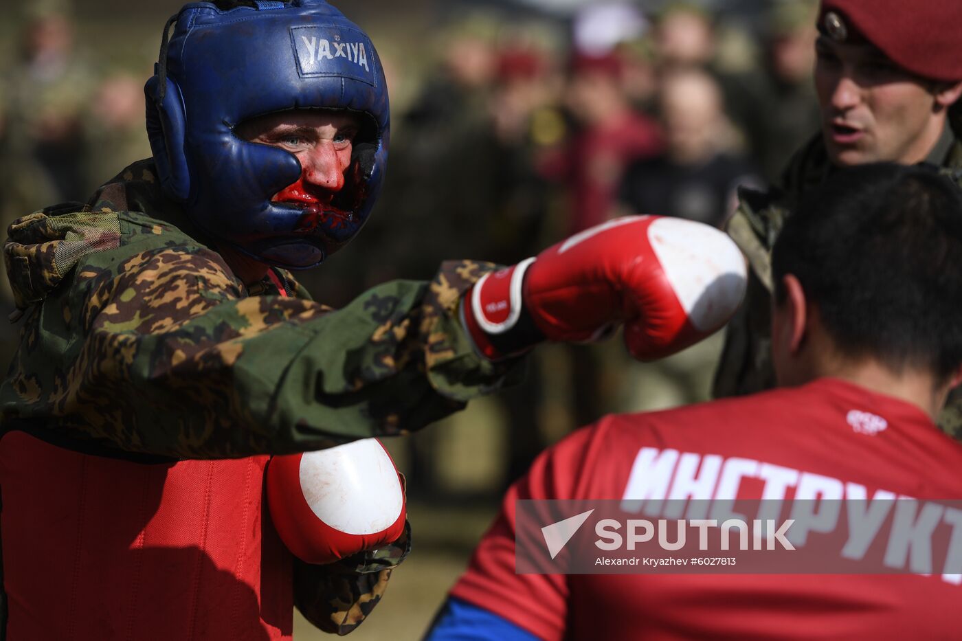 Russia National Guard Maroon Berets Exams