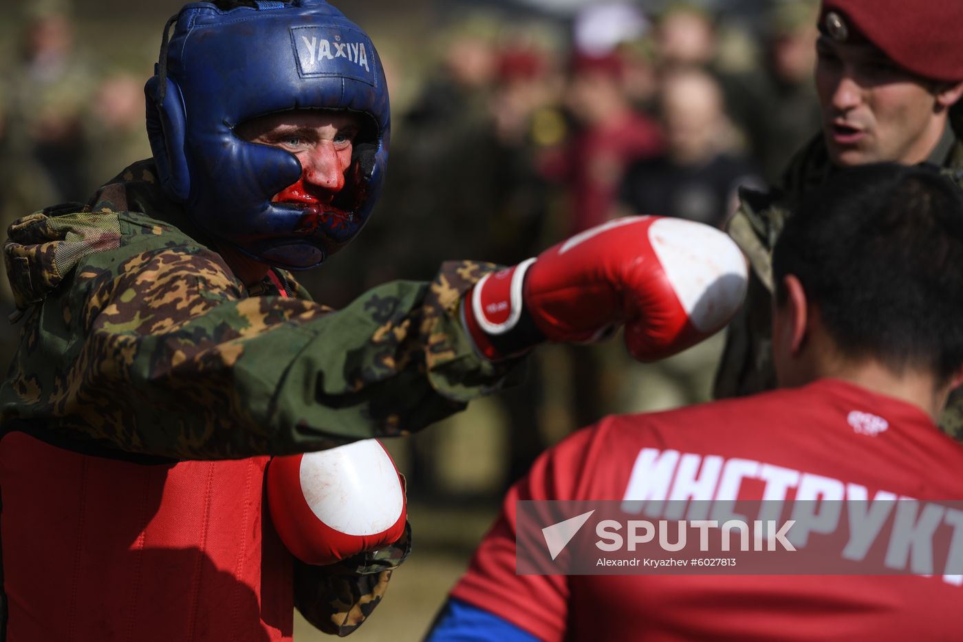 Russia National Guard Maroon Berets Exams