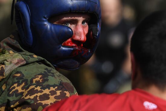 Russia National Guard Maroon Berets Exams